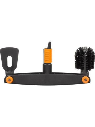 Fiskars Dachrinnenreiniger "QuikFit" in Schwarz/ Orange