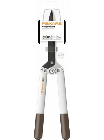 Fiskars Nożyce "HS53 Light" w kolorze biało-szarym do żywopłotu