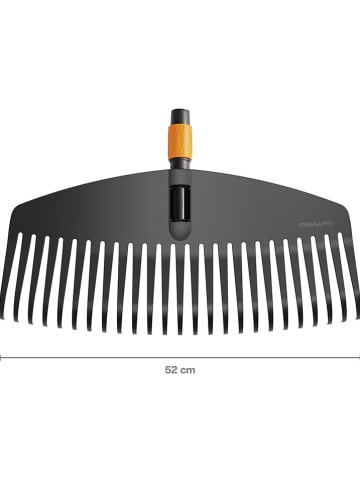 Fiskars Grabie "QuikFit" w kolorze czarnym do liści