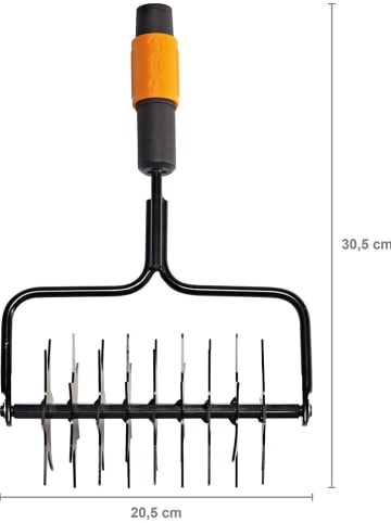 Fiskars Sternfräse "QuikFit" in Schwarz/ Orange
