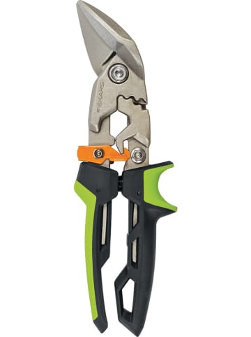Fiskars Blechschere "PowerGea" in Schwarz/ Grün