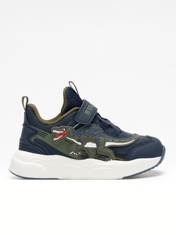 Bull Boys Sneakers "Spinosauro" in Dunkelblau/ Khaki