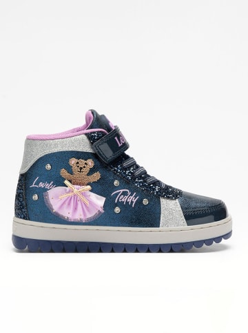 Lelli Kelly Sneakersy "Mille Stelle" w kolorze granatowo-jasnoróżowym