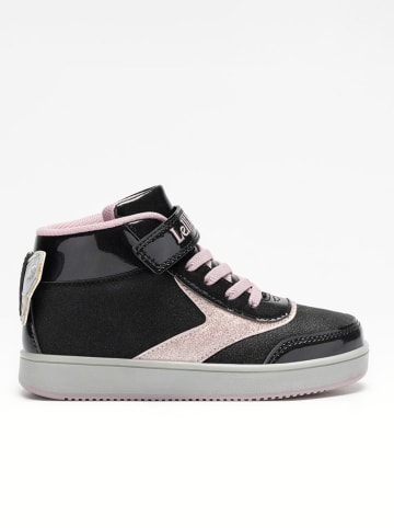 Lelli Kelly Sneakersy "Rebecca" w kolorze czarno-jasnoróżowym