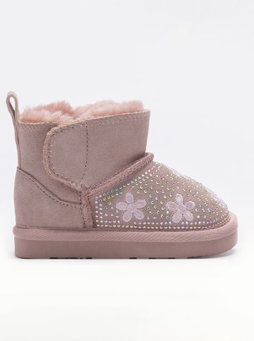Lelli Kelly Leren winterboots "Clarissa" lichtroze