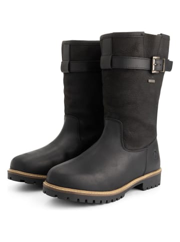 TRAVELIN' Leren boots "Aremark" zwart