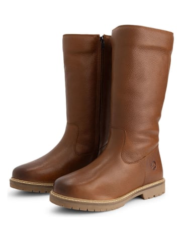 TRAVELIN' Leder-Stiefel "Forde" in Hellbraun