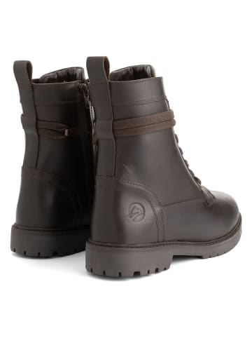 TRAVELIN' Leren boots "Kafjord" bruin