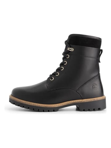 TRAVELIN' Leren boots "Langdets" zwart