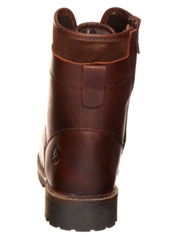TRAVELIN' Leder-Boots "Langstrand" in Braun