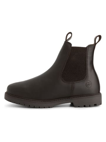 TRAVELIN' Leder-Chelsea-Boots "Raufoss" in Braun