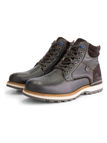 TRAVELIN' Leren boots "Sundby" bruin