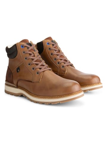 TRAVELIN' Leren boots "Sundby" lichtbruin