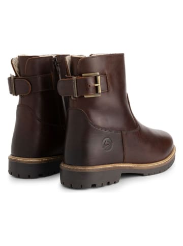 TRAVELIN' Leder-Boots "Tingvoll" in Braun