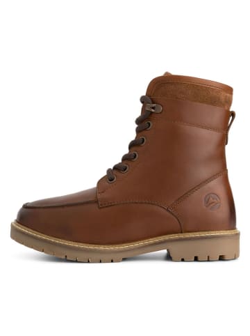 TRAVELIN' Leren boots "Tronstad" lichtbruin