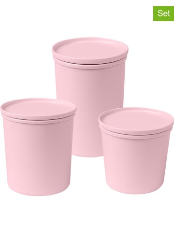 AWAVE 3er-Set: Frischhaltedosen in Rosa