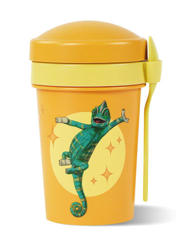 AWAVE Müslibecher ''Die Schule der Magischen Tiere'' in Orange - 540 ml
