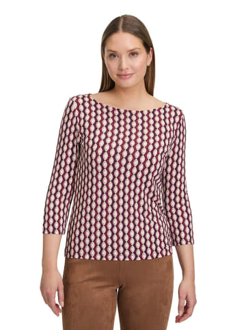 Betty Barclay Longsleeve in Rot/ Cream