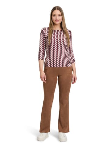 Betty Barclay Longsleeve in Rot/ Cream