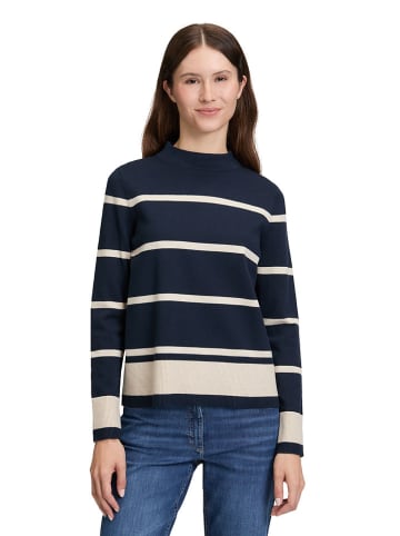 Betty Barclay Trui donkerblauw/crème