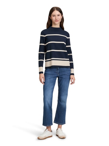 Betty Barclay Trui donkerblauw/crème