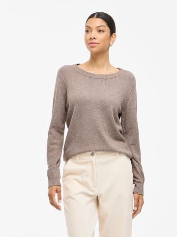 Vila Pullover "Viril" in Taupe
