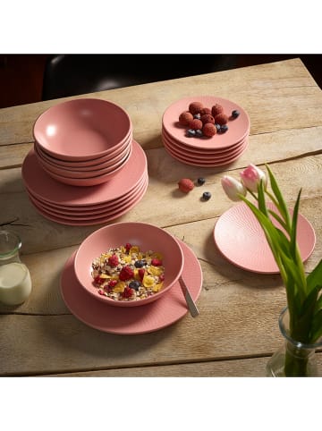 Echtwerk 18tlg.Tafelservice "Blanka" in Rosa