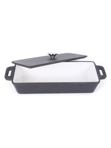 Echtwerk 2tlg. Set: Auflaufform in Schwarz - 1,5 l