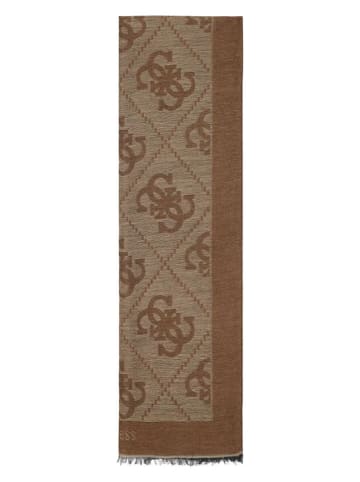 Guess Szal w kolorze jasnobrązowym - 180 x 53 cm