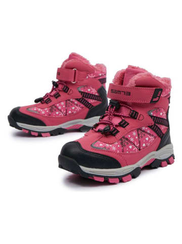 SAM73 Winterstiefel "Synneva" in Pink/ Schwarz