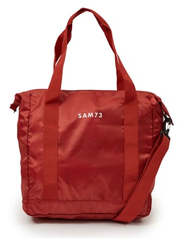 SAM73 Shopper bag "Ulenfe" w kolorze czerwonym - 40 x 45 cm