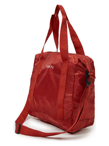 SAM73 Shopper bag "Ulenfe" w kolorze czerwonym - 40 x 45 cm