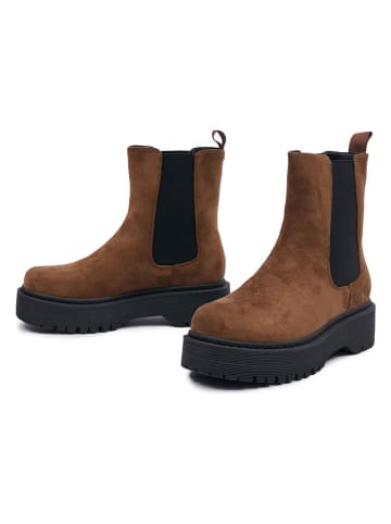SAM73 Chelsea-Boots "Lacerta" in Braun