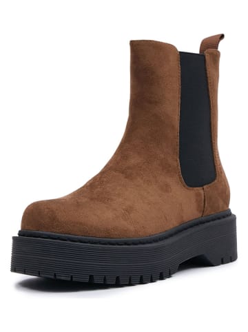 SAM73 Chelsea-Boots "Lacerta" in Braun