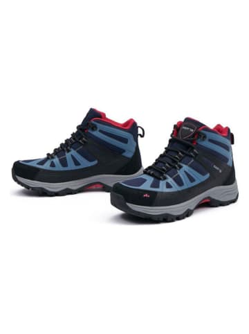 SAM73 Winterboots "Andromeda" in Schwarz/ Dunkelblau/ Hellblau
