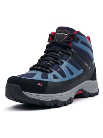 SAM73 Winterboots "Andromeda" in Schwarz/ Dunkelblau/ Hellblau
