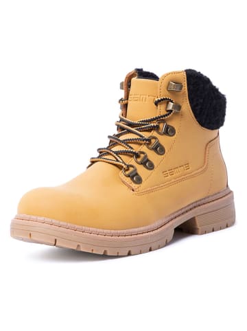 SAM73 Winterboots "Lois" in Gelb/ Schwarz
