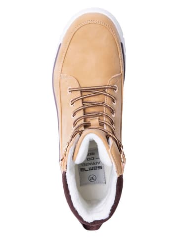 SAM73 Winterboots "Sinead" in Beige/ Braun
