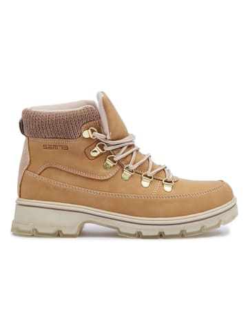SAM73 Boots "Nasawota" in Hellbraun/ Beige