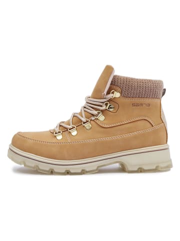 SAM73 Boots "Nasawota" in Hellbraun/ Beige