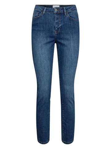 NÜMPH Dżinsy "Sidney" - Skinny fit - w kolorze niebieskim