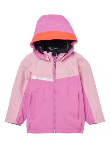 Helly Hansen Kurtka przeciwdeszczowa "Shelter" w kolorze jasnoróżowo-różowym