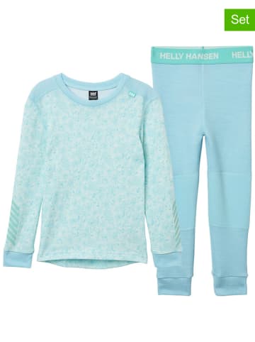 Helly Hansen 2-delige functionele ondergoedset lichtblauw