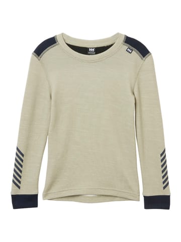 Helly Hansen 2tlg. Funktionswäsche-Set in Beige/ Dunkelblau