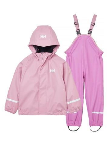 Helly Hansen 2tlg. Regenoutfit "Bergen 2.0" in Rosa/ Pink