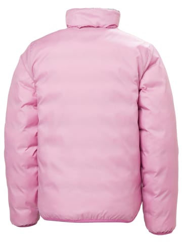 Helly Hansen Omkeerbare doorgestikte jas "Marka" lichtroze/turquoise