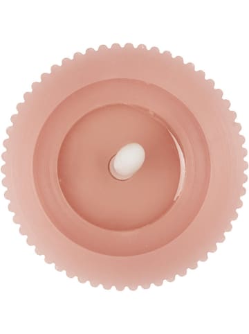 Clayre & Eef 2er-Set: LED-Kerzen in Rosa - (H)13 x  Ø 8 cm