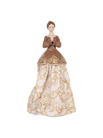 Clayre & Eef Figurka dekoracyjna w kolorze brązowo-beżowym - 8 x 23 x 7 cm