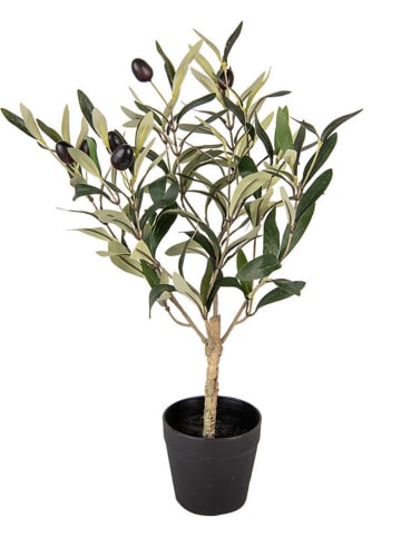 Clayre & Eef Kunstplant groen - (H)50 x Ø 15 cm