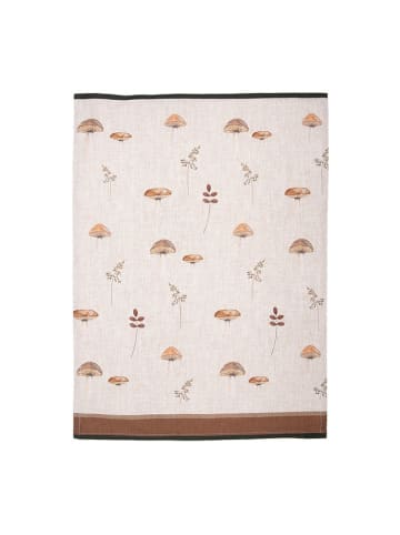 Clayre & Eef Theedoek beige/lichtbruin - (L)70 x (B)50 cm